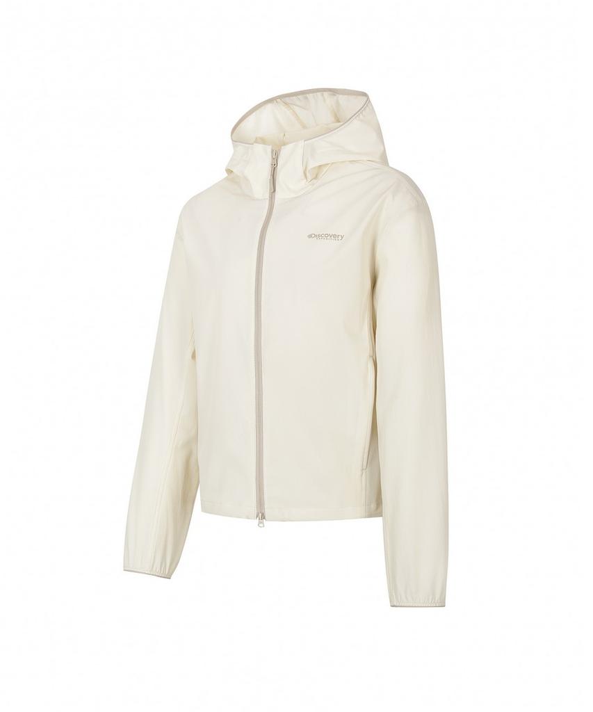 Discovery Expedition Women'S Freshvent Lightweight Woven Training Hooded Jacket (D/Ivory)