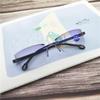 Rimless Bifocal Progressive Reading Glasses Men Women Near and Far Anti-blue Light Eyesglasses Magnification Eyewear Presbyopic