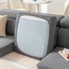 Thick Jacquard Sofa Seat Cushion Cover for Living Room Furniture Protector L-shape Corner Sofa Cover Removable Seat Slipcovers