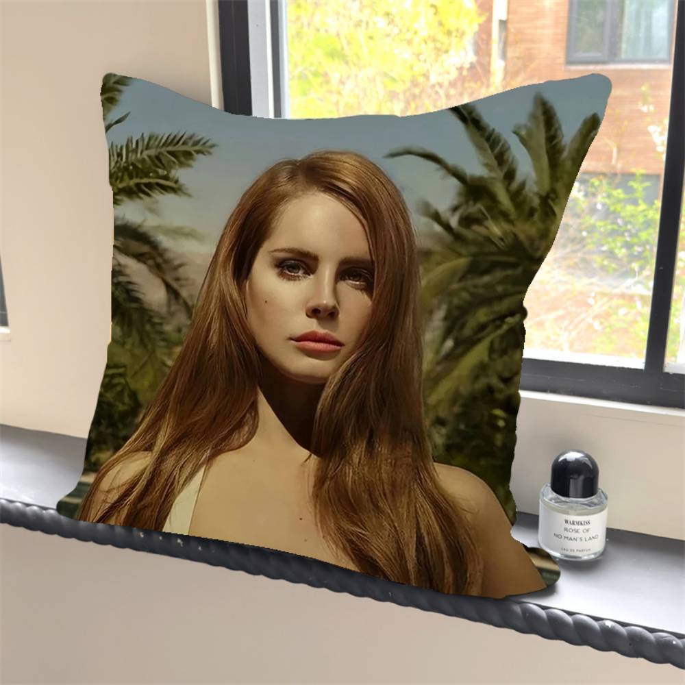 1PC Girl Singer Lana Del Rey Pillow Case Square  Bedroom Sofa Leisure Comfort Cushion Car Home Decoration