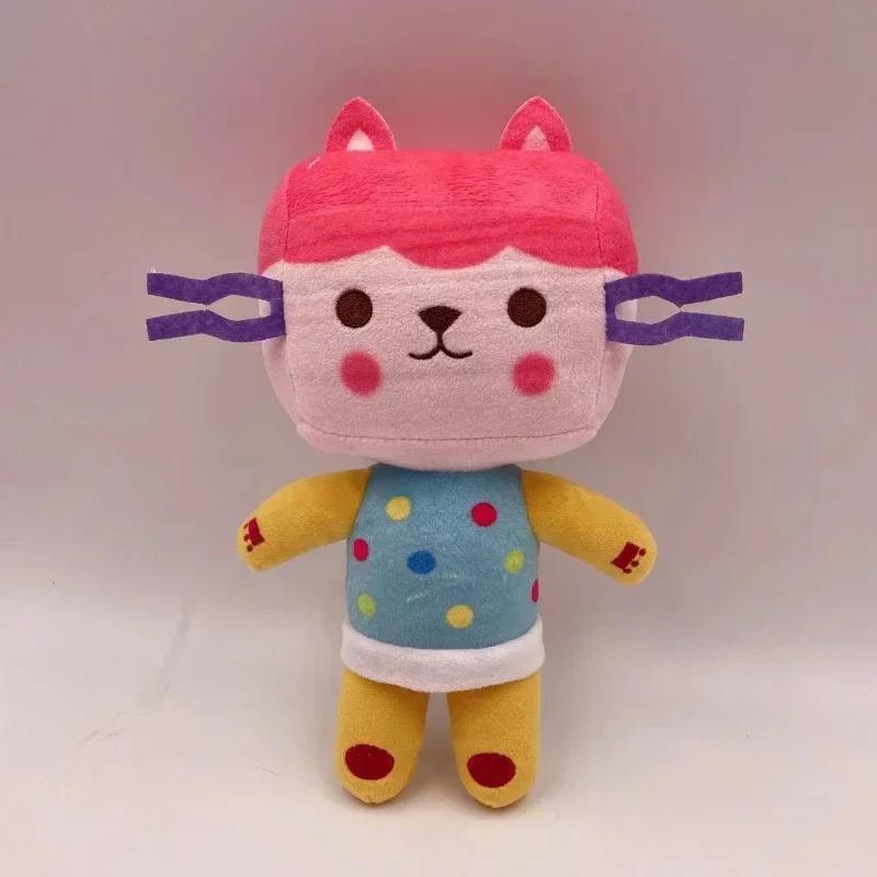 Anime Gabby's Dollhouse Plush Toy Mercat Cartoon Stuffed Animals Smiling Cat Car Cat Hug Gaby Girl Plushie Dolls Christmas Gifts