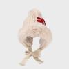Women's Winter Retro Big Wool Collar Wool Hat Thick Ear Protection Knitted Hat