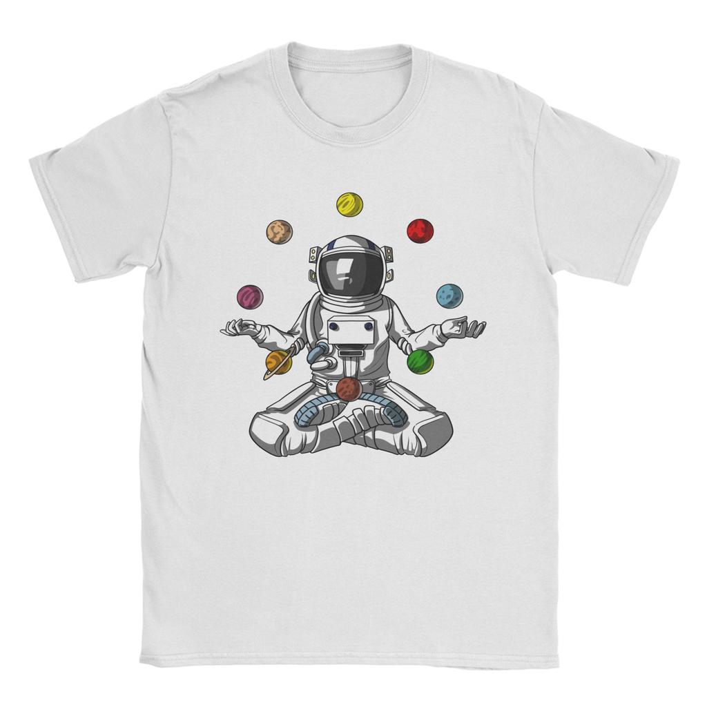 Astronaut Planets Astronaut Science Space Tshirts For Unisex Unisex Vintage Cotton Tee Shirt Short Sleeve T Shirts Summer Clothes