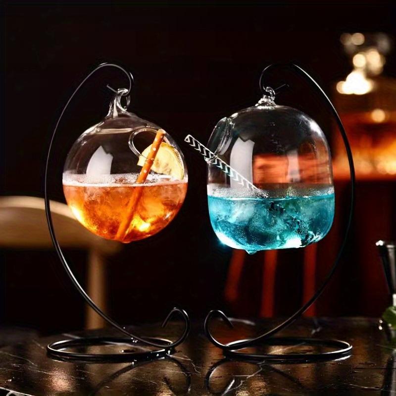 Creative Cocktail Glass-11.8 Oz Clear Wine Glass Suitable Bars Pubs Clubs Restaurants Home Summer Drinks Parties