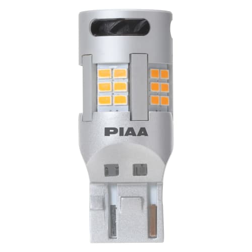 PIAA LED Amber for Turn Signal Equipped with Cooling fan/Built-in High Flash Prevention Function 1100lm 12V T20 2 Year Warranty Vehicle Inspection Com