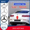 KVW2 GLA W212 2025 Car for Mercedes Benz AMG 3D ABS silver/Black 9cm 90mm Car Rear Tail Trunk Emblem Badge Sticker Decals For Mercede
