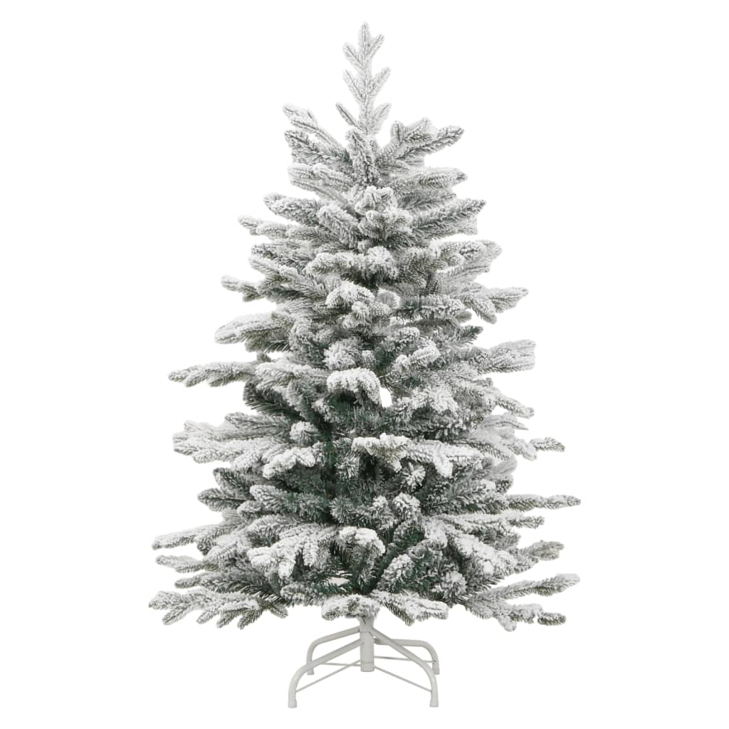 Vidaxl Sztuczna Choinka Zawiasowa, Ośnieżona, 150 Cm