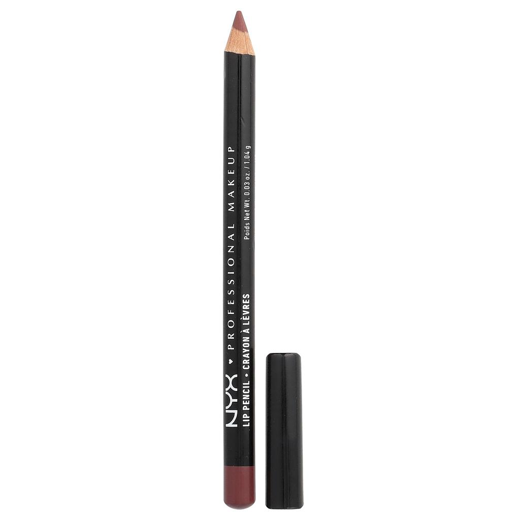 NYX Professional Makeup, Slim Lip Pencil, 809 Mahogany, 1.04 g (0.03 oz)