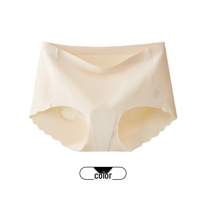 Summer 0023 Women's Antibacterial Traceless Yoga Briefs with 7A Latex Silk and Ice Silk for Comfort and Flexibility