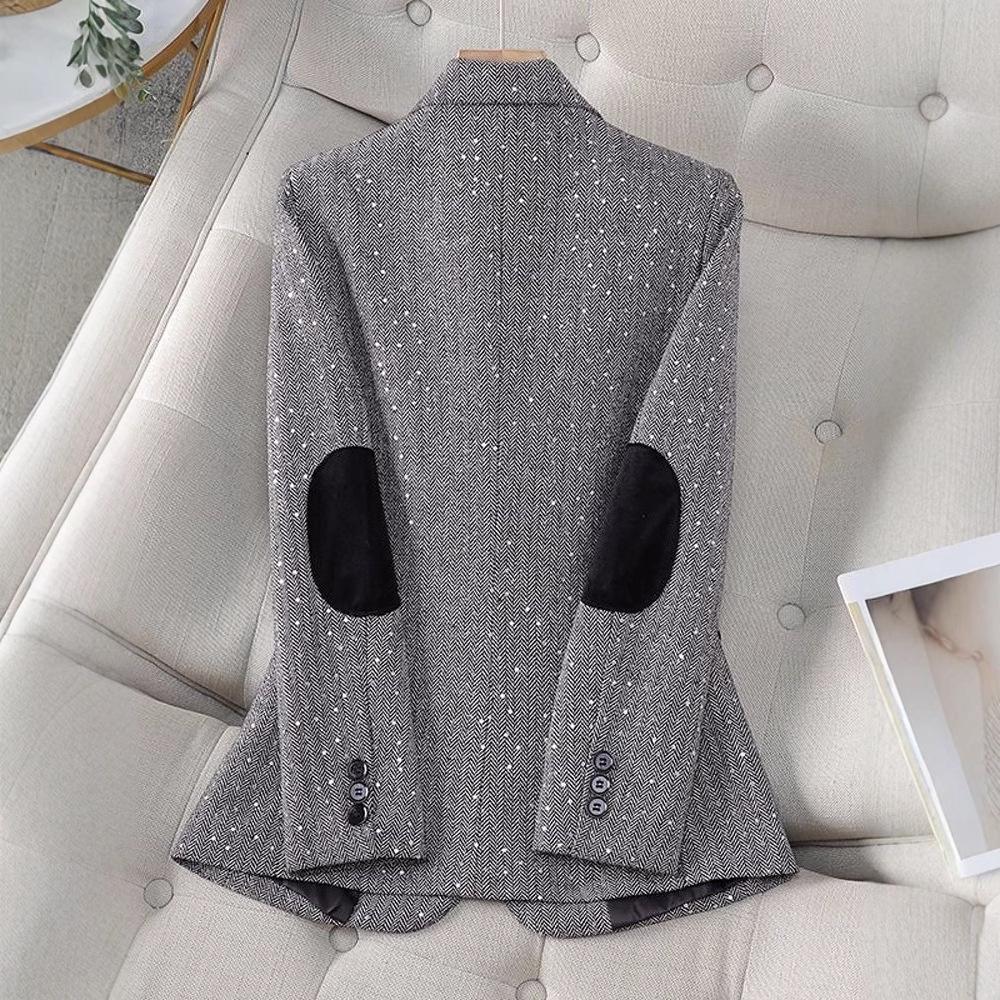 Women's Sequined Suit Jacket - High-End Spring/Autumn 2024 Casual Blazer