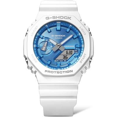 Liquid Crystal/Pointer Dual Display Series Waterproof Shockproof Sports Quartz Movement Resin Strap GMA-S2100WS-7APRGA-2100WS-7APR