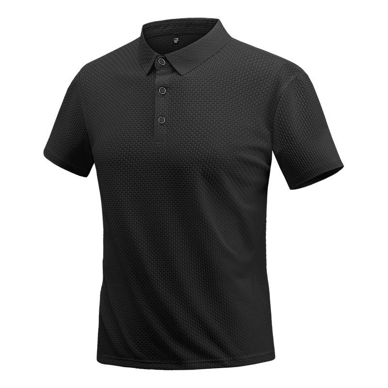 Men's Short Sleeved Casual, Comfortable, Loose, Simple, Versatile, Skin Friendly, Soft, Summer Thin Polo Shirt