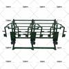 Outdoor 3-Person Chest Press Fitness Station
