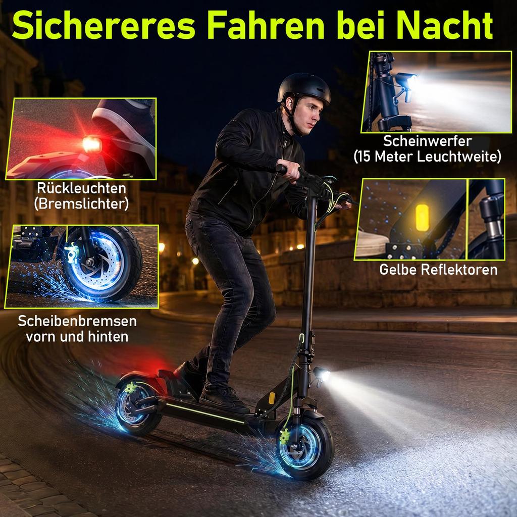 Electric Scooter Adult, 75-80 Km Range, 800W Max Motor, Foldable, Powerful, Dual Suspension, All-Terrain, TODIMART D6 with Smart App