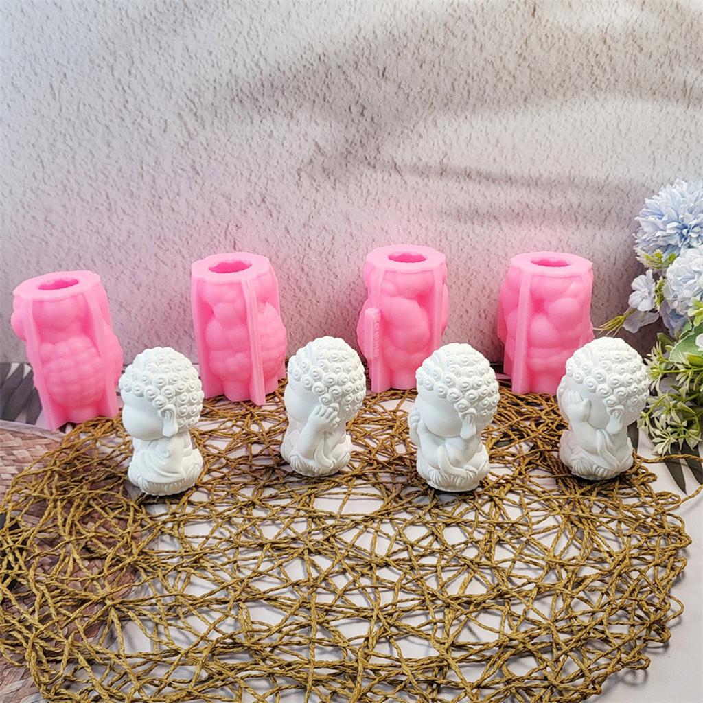 Religious Statue Silicone Candle Molds Epoxy Resin Molds for Making Candle Soap Chocolate Candy Cake Fondant Decoration
