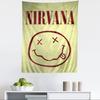 NNirvana Rock Band Tapestry Multi Size Wall Art Room Home Decor for Living Room Bedroom Dorm Hot Sale High Quality Fabric