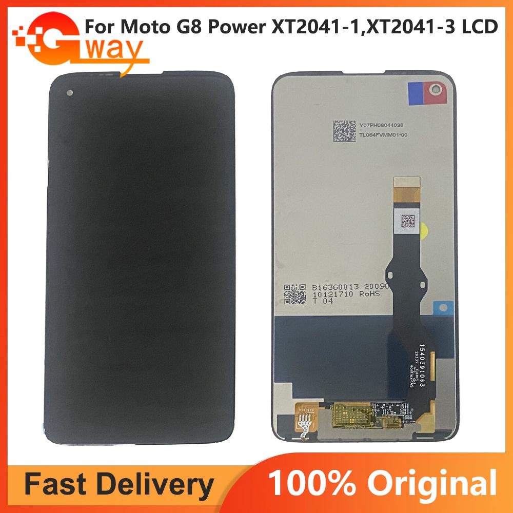 

LCD Screen and Digitizer Full Assembly For Moto G8 Power XT2041