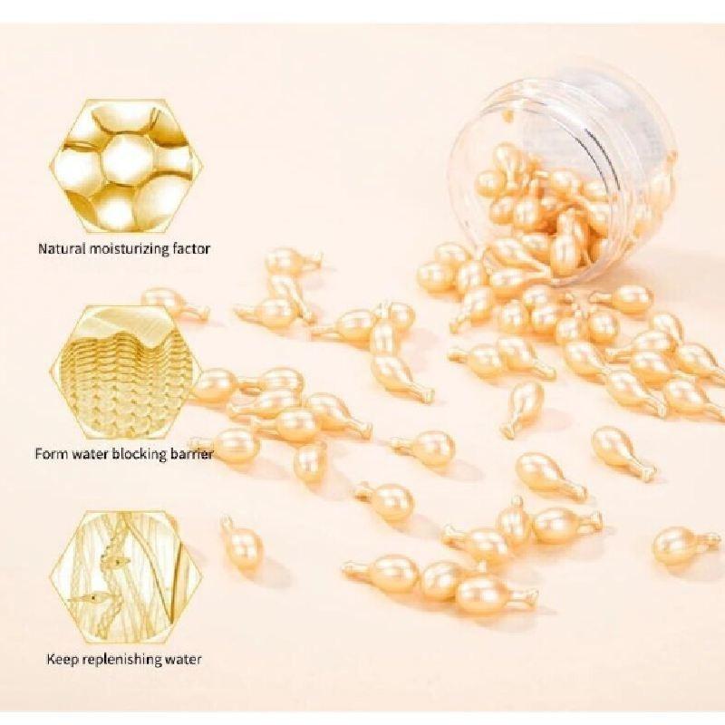 Fullerenes Placenta Essence Capsules For Deep Hydration And Skin Brightening