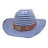 Foreign Trade Western Cowboy Hat Men'S And Women'S Top Hats Outdoor Beach Vacation Windproof Rope Sun Protection Sun Hat Handmade Straw Hat