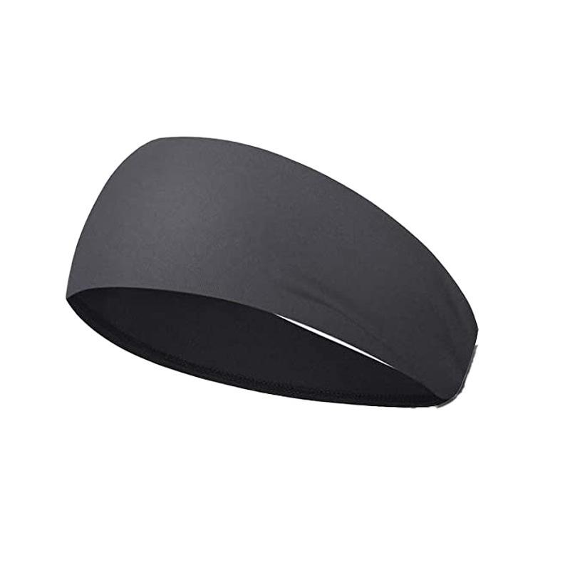 

Мужская Женская Спортивная Повязка на Голову Потовпитывающая Эластичная Тянущаяся Повязка для Зала Фитнеса Бега Йоги Дышащая Быстросохнущая Впитывающая Повязка для Волос