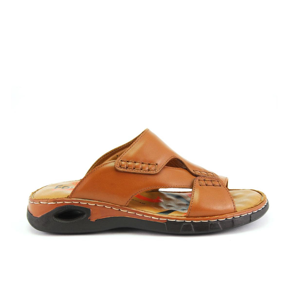 

Мужские ортопедические кожаные тапочки ручной работы TUNA-G