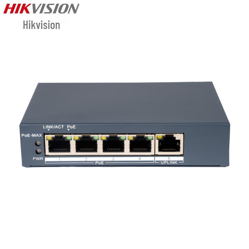 

Hikvision 5-Port Gigabit Cloud-Managed PoE Switch