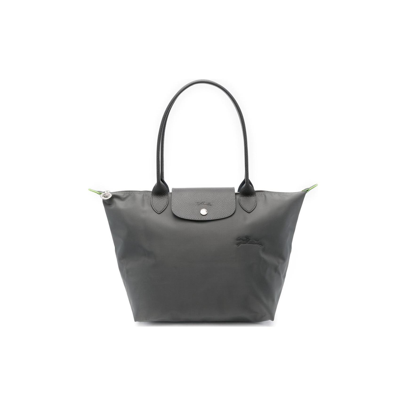 

Longchamp Le Pliage Green 28 Solid Color Snap Zipper Closure Canvas Bag Dumpling Bag Recycled Canvas Tote Shoulder Bag Medium Women bags 2605919P66 Basic Set (Bag)