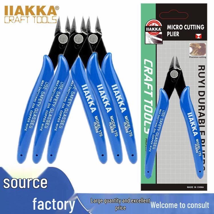 

PLATO170 Industrial Sprue Trimming Diagonal Pliers for Plastic and Electronics 170 (Bulk)