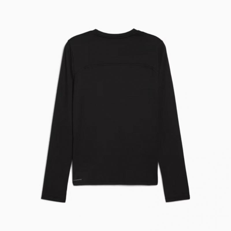 PuMa Men S cloudSpun lS Tee M 01 black/L