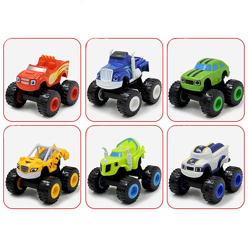 Flame And Machine Monster Car Toys Russian Crusher Truck Vehicles Figure Blaze Toy Blaze The Monster Machines Birthday Gifts