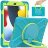 IPad Air 5 10.2 Inch Protective Case With Rotating Kickstand Shoulder Strap Shockproof SiliconePC Shell Daily Use Travel