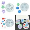 Silicone Craft Mold Collection 6 Flower Designs Rose Petal Pinecone Blossom Heat Safe Flexible For DIY Jewelry Creation