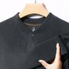 Men's Solid Color Long Sleeve Hoodie - Autumn Winter Casual Layer