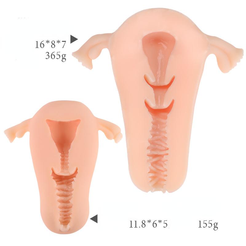 Men's Masturbator Uterus Shaped Super Real Skin Feel Vagina Uterine Sex Adult Toy