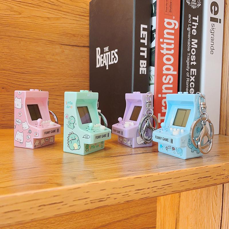 Custom Arcade Joystick Keychain: Tetris Game Decompression Pendant, Ideal Small Gift