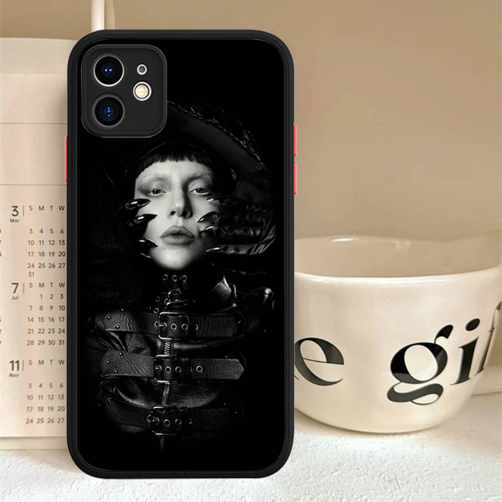 

Lady Gaga Ablums Phone Case For IPhone 16 15 14 13 12 11 Pro Max 7 8 6 6s Plus Matte Cover iphone 11pro max