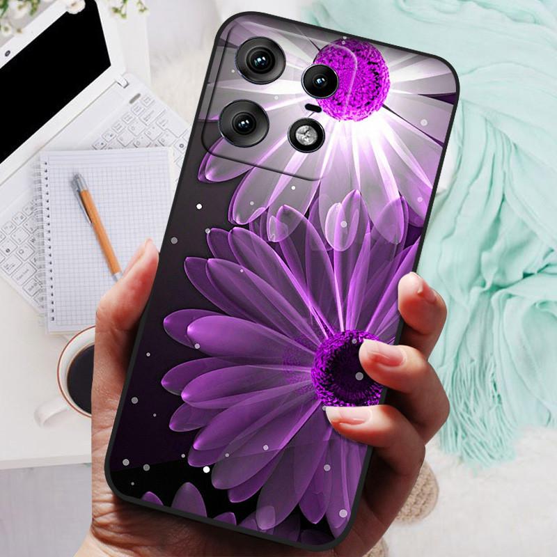 Etui na Moto Edge 50 Pro Luksusowe Zwierzęta Silikonowy Tylny Pokrowiec na Telefon Do Motorola Edge 50 Pro 5G Etui Ochronna Obudowa Edge50 pro