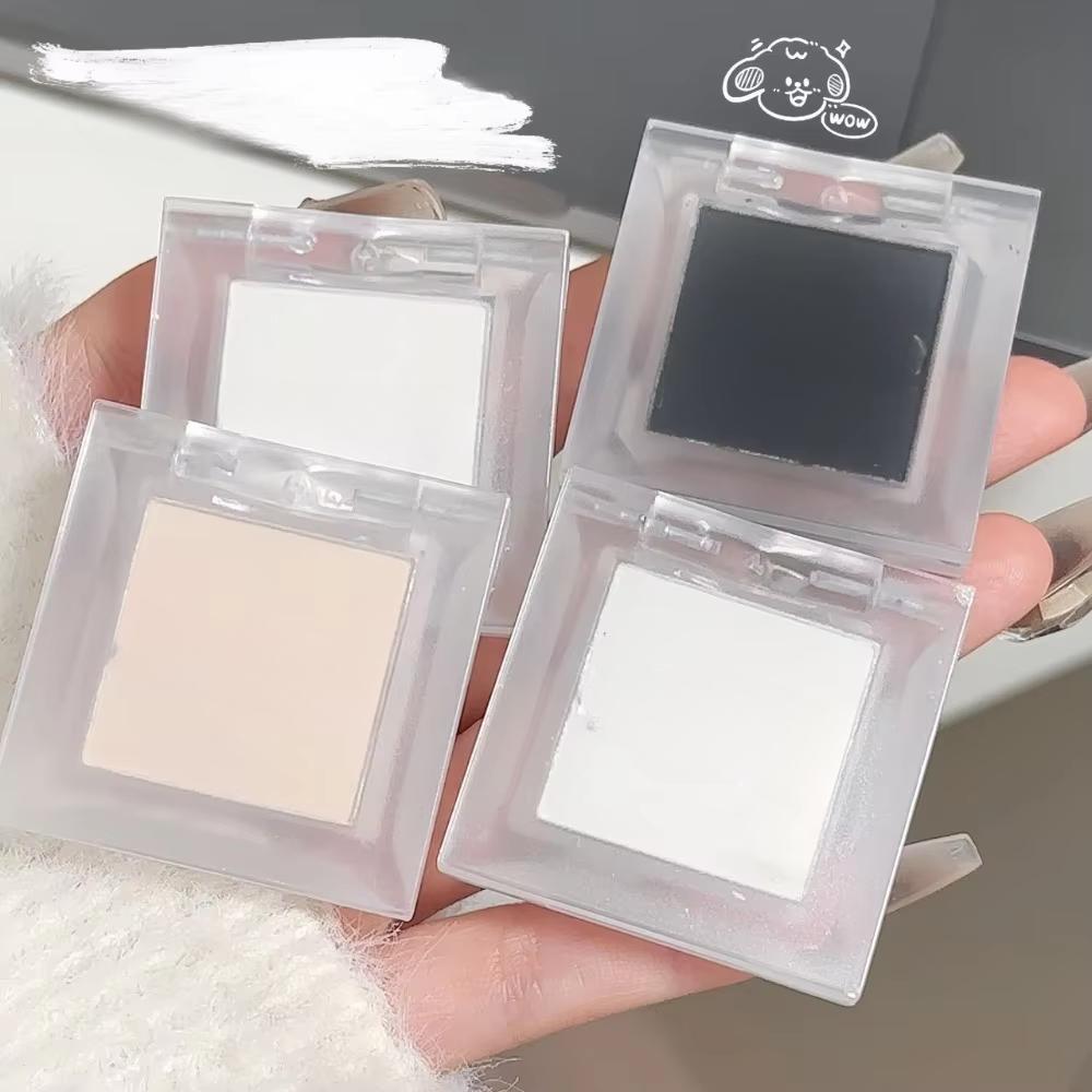 Monochrome Matte Highlights Smoked Eye Shadow Plate Powder Is Delicate and Durable Naturally Brightening Dopamine Eye Shadow 1Pc