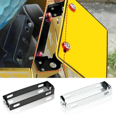 Aluminium Motorrad Auto Kennzeichenhalter Racing Auto Einstellbarer Winkel Kennzeichenhalter Halterung