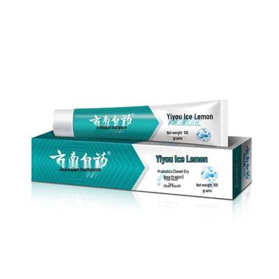 Yunnan Baiyao Jin Kou Jian Ice Lemon Mint Toothpaste
