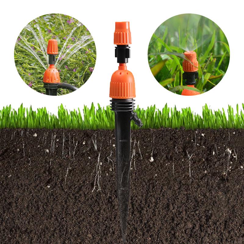 Adjustable Multi-Purpose Micro-Irrigation Sprinkler Nozzle for Garden Use