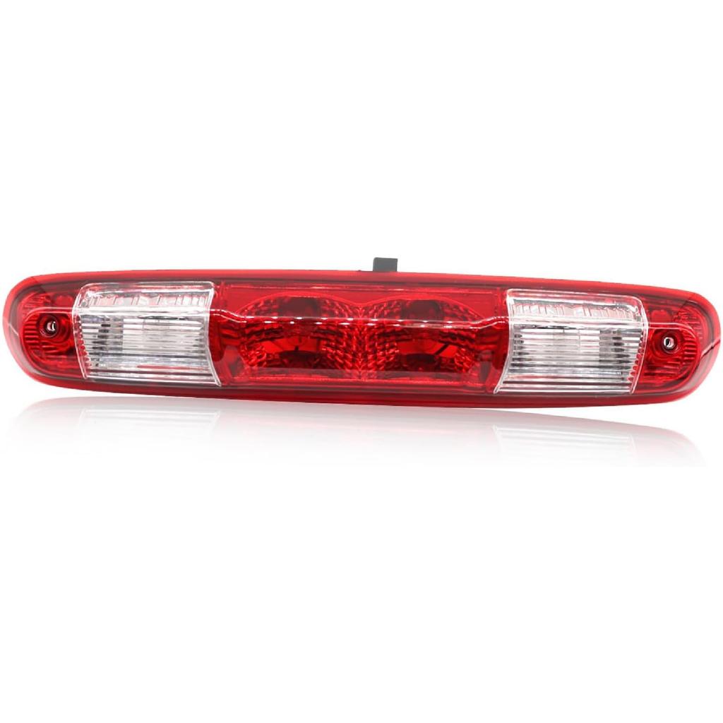 High Mount Stop Third Brake Light Cargo Lamp 25890530 Compatible With 2007-2013 Silverado Sierra 1500 2500HD 3500HD (Red 3 Pin)