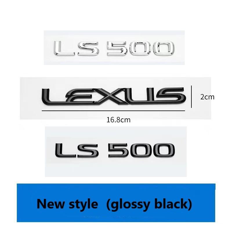 Vordere oder Seitliche oder Hintere Kofferraumplakette ABS-Aufkleber für Lexus F SPORT LS LS350 LS400 LS460 LS460L LS500 LS500h LS600hL Plakettenaufkleber
