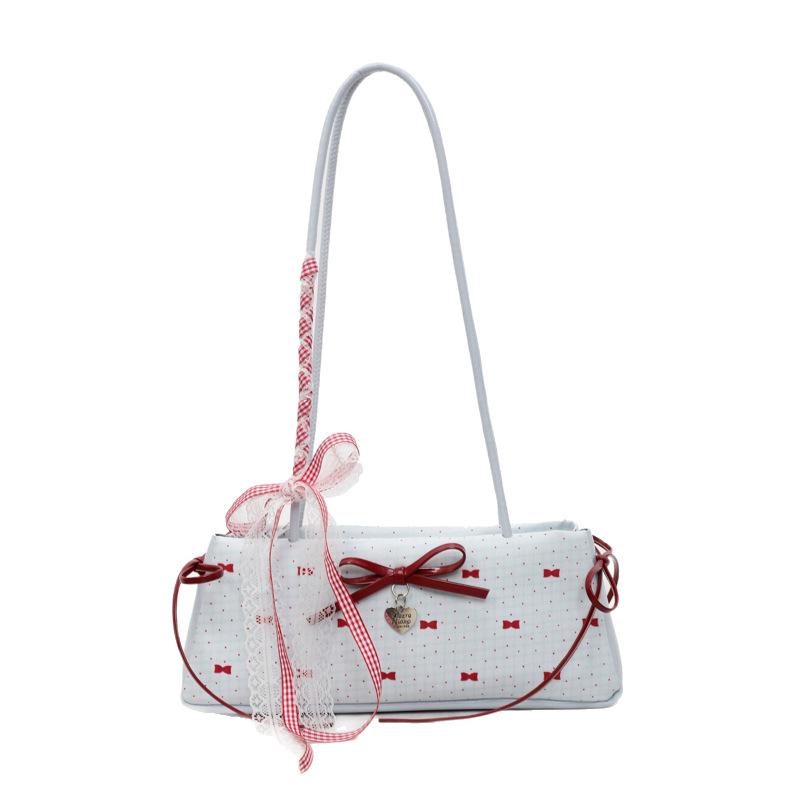 Premium Bow Handbag Women's 2025 New Versatile Shoulder Pillow Bag Ballet Underarm Oblique Span Bag