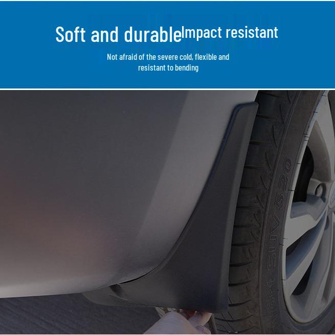 Compatible with 24 BYD Atto 03 Yuan Plus Models: Car Tire Mudguards and Leather.