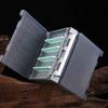 Double-sided Fishing Lure Storage Box Detachable Compact Design Portable Shrimp Bait Box Fishing Gear Organizer