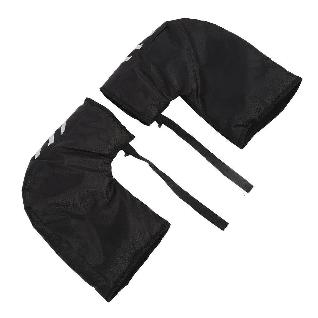 Reflective Bike Handlebar Mittens Autumn Winter Bar Mitts Cold Weather Bicycle Gloves for Mountain Bike Outdoor Night
