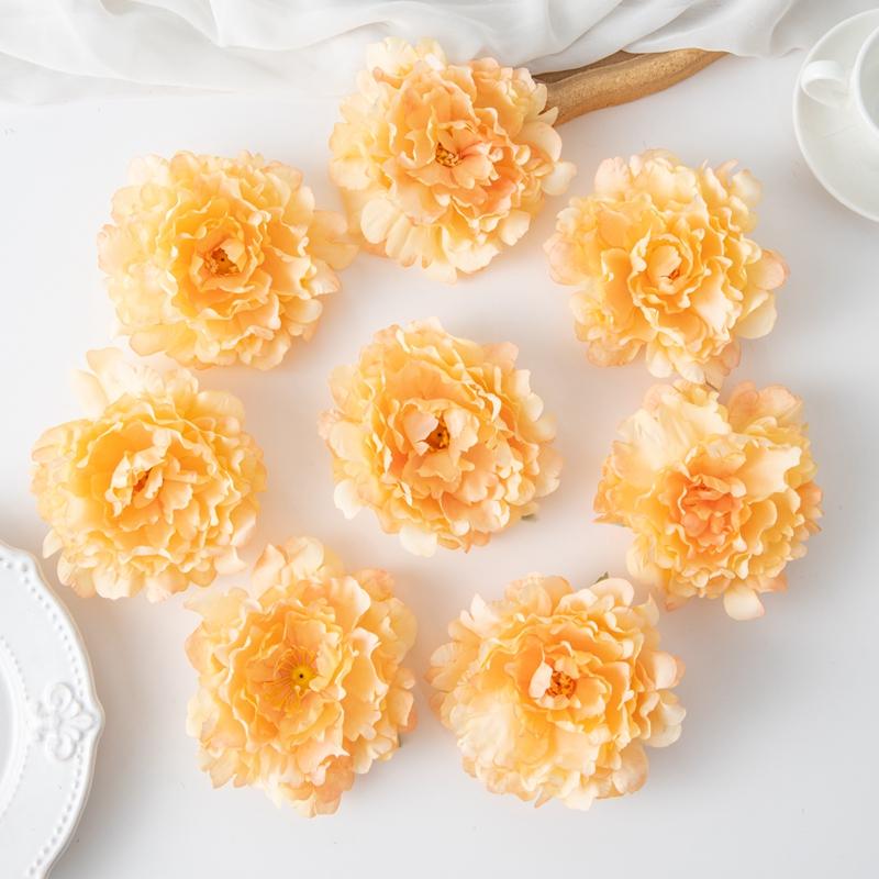 5/10 STÜCKE Künstliche Blumen Frühling und Sommer Seidenpfingstrose Hochzeitskleid Dekoration DIY Zuhause Weihnachten Vasenornamente Scrapbook