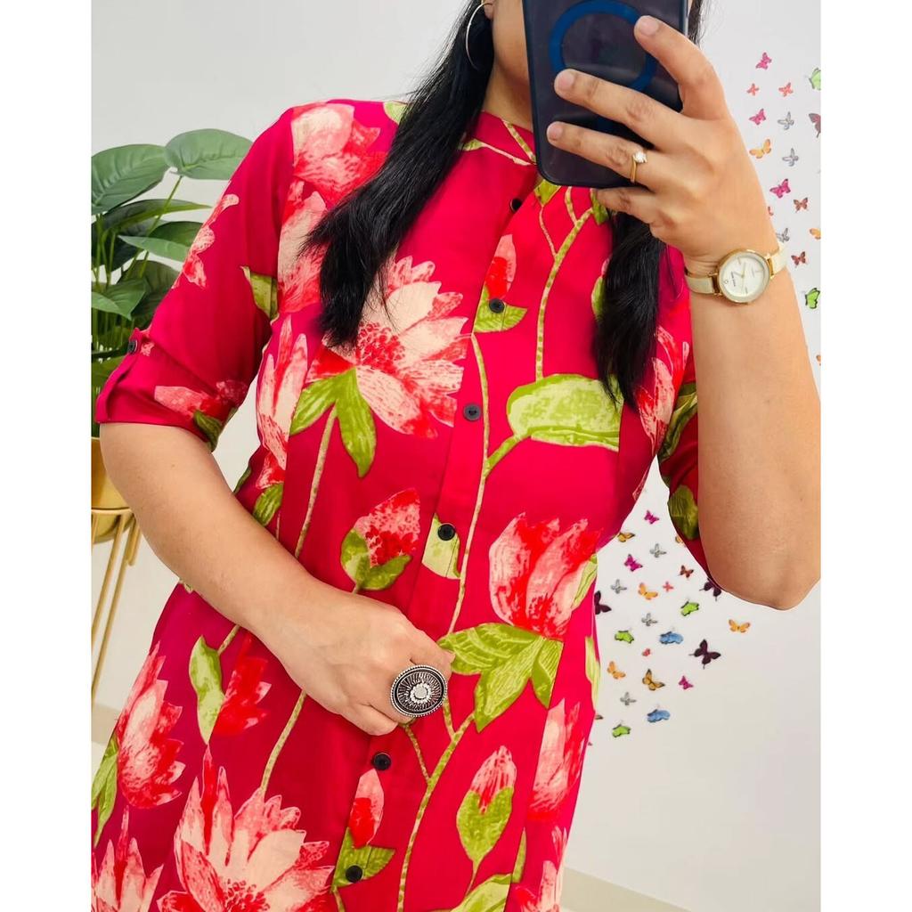 Damen Designer Kurta Hose Kordel Set Indisch Bollywood Partykleidung Oberteil Tunika Kurti SC-2194a