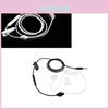 Stereo Mono 35mm Tube Air Antiradiation Radiation Proof Earphone Headset